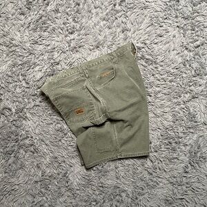 Big Smith Vintage Y2K Men's Green Casual Carpenter Shorts Mens Waist 42